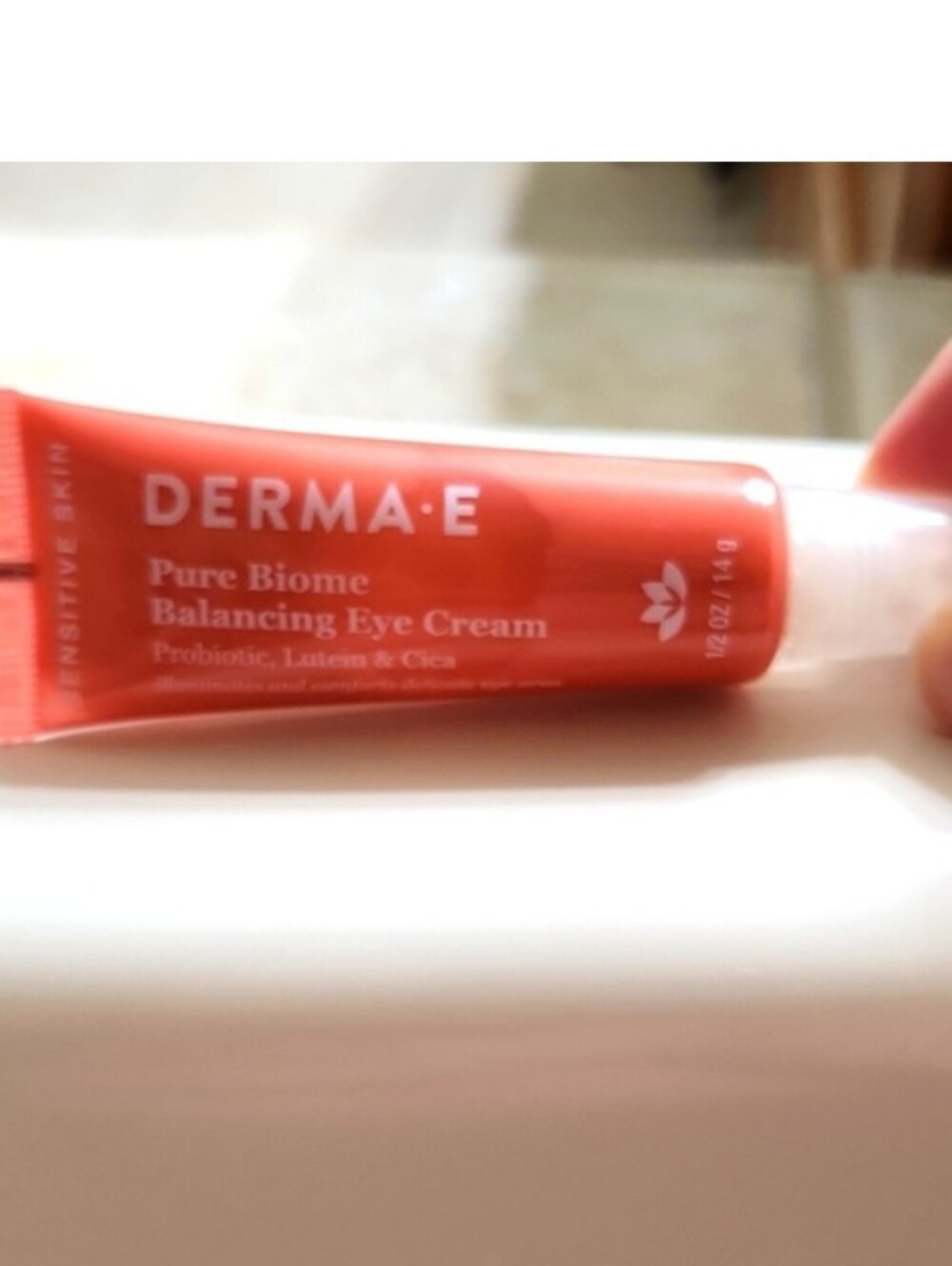 DERMA E Pure Biome Balancing Eye Cream — Coral